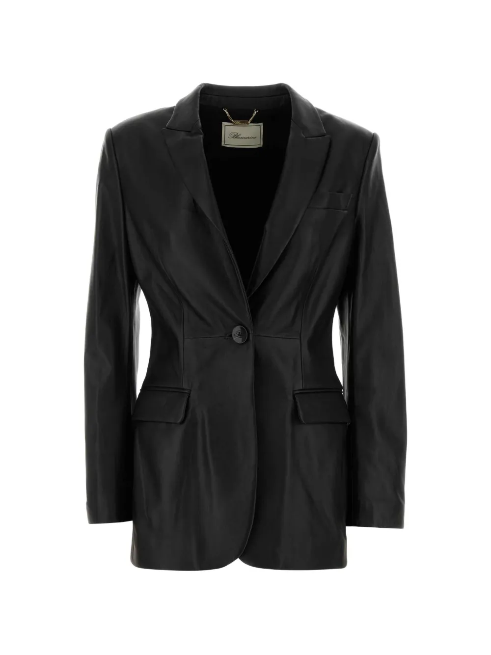 Blumarine leather blazer - Nero