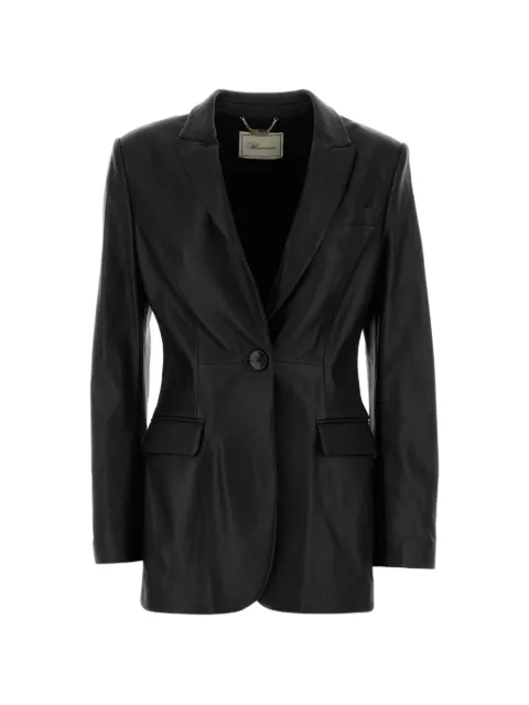 Blumarine leather blazer
