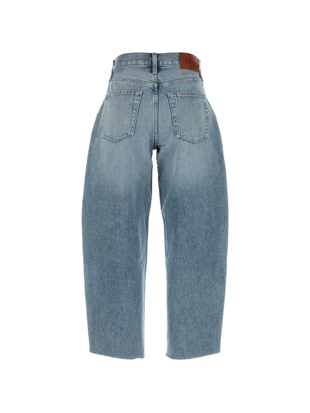 CALVIN KLEIN COLLECTION Jeans met wijde pijpen Blauw