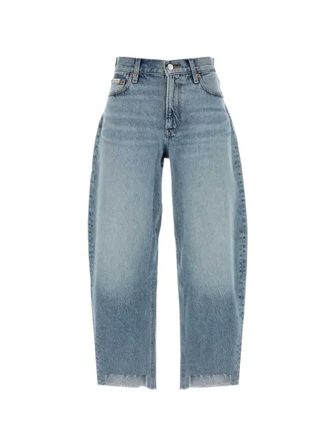 CALVIN KLEIN COLLECTION wide-leg frayed jeans