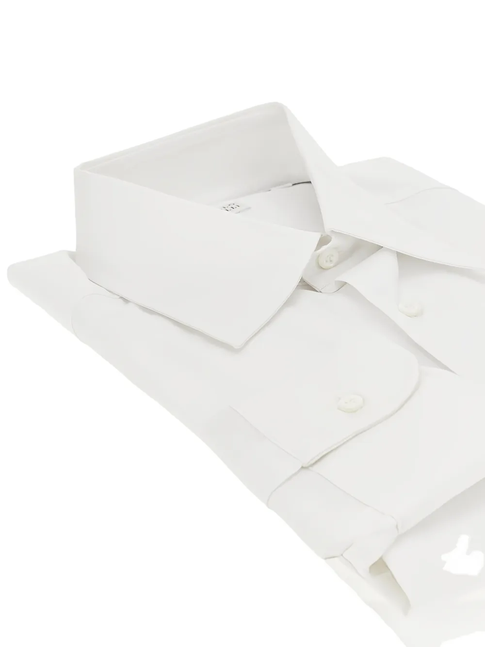 Brunello Cucinelli spread-collar buttoned shirt Wit