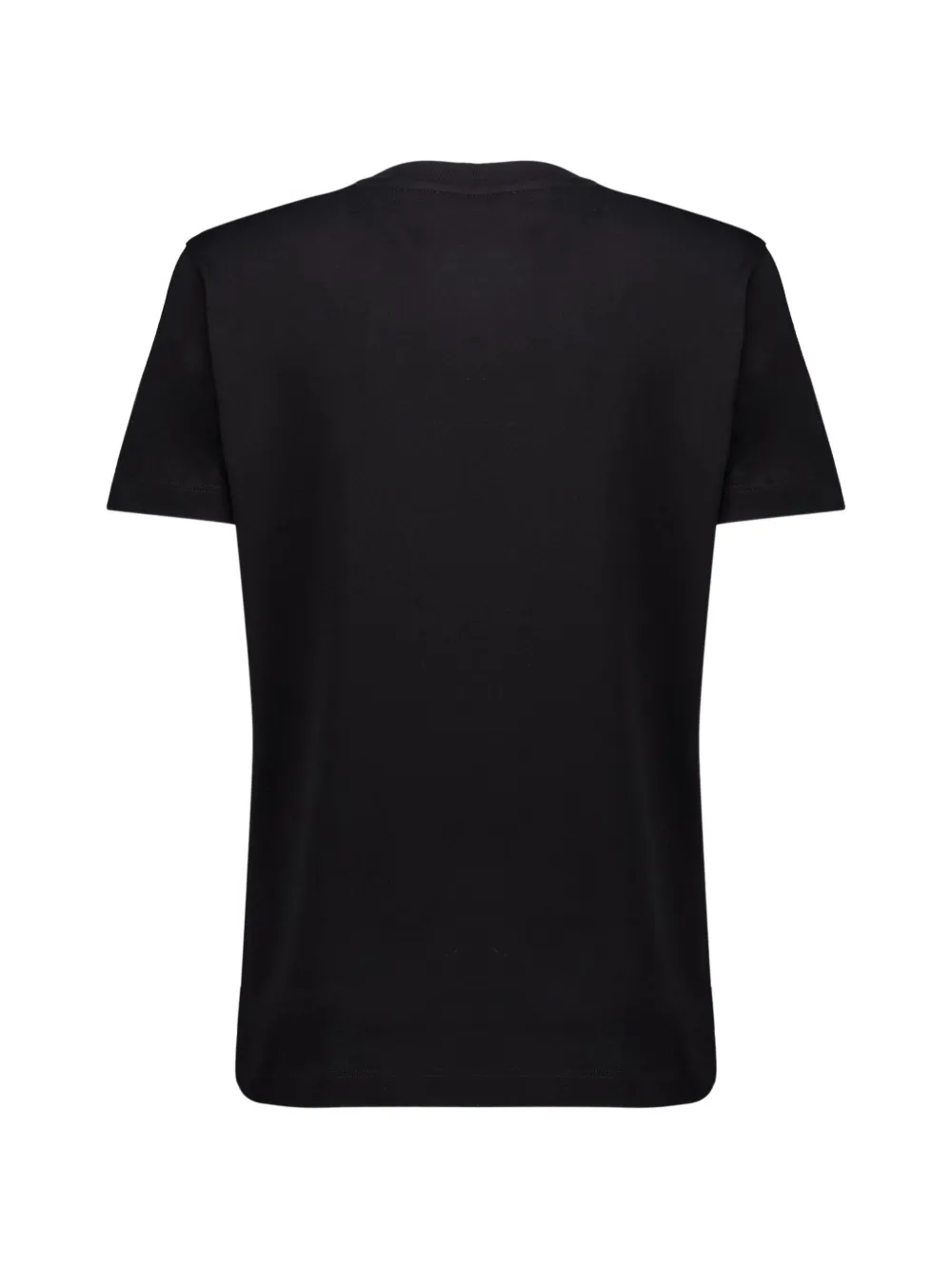 Moncler embroidered-logo T-shirt Zwart