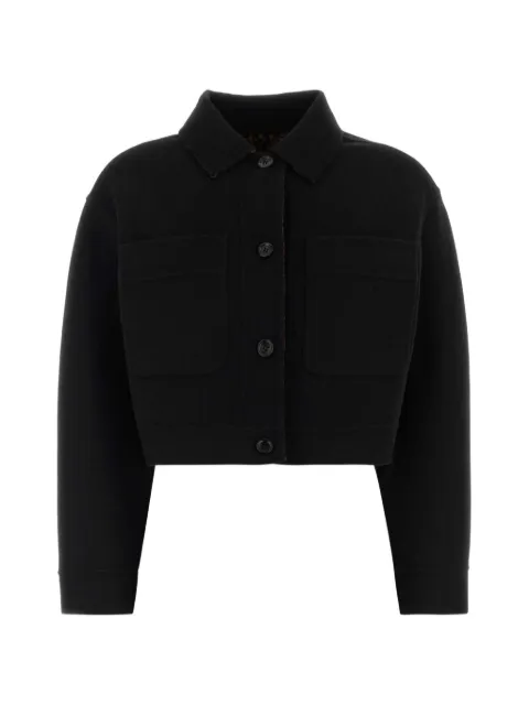 Max Mara button-up cropped jacket