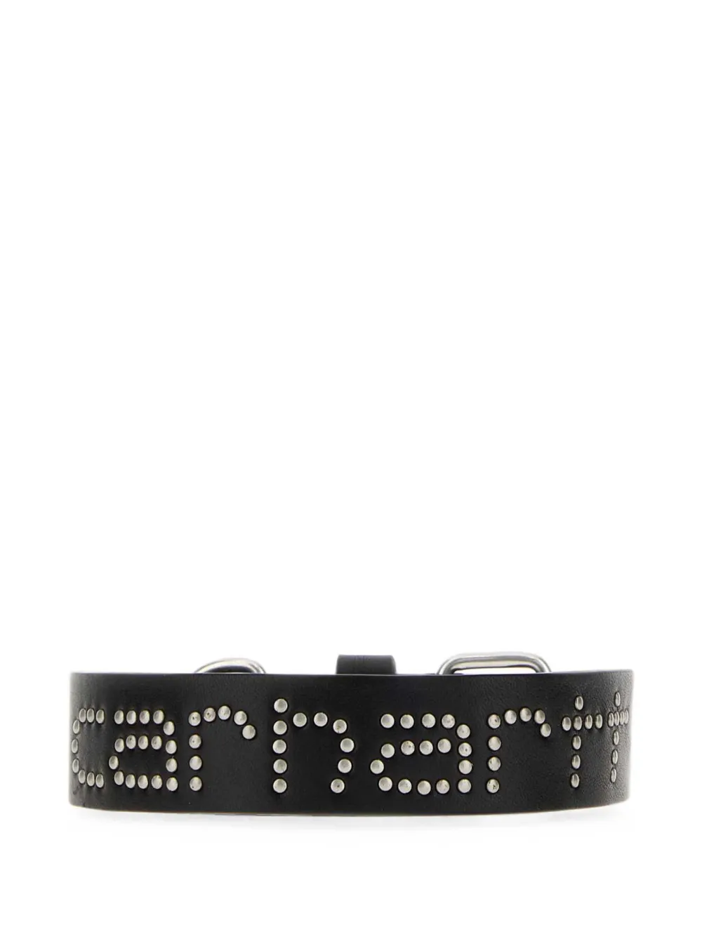 Carhartt WIP ScriptStud leather dog collar - Schwarz