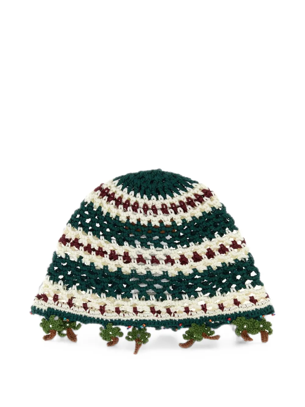 Alanui embroidered crochet beanie hat