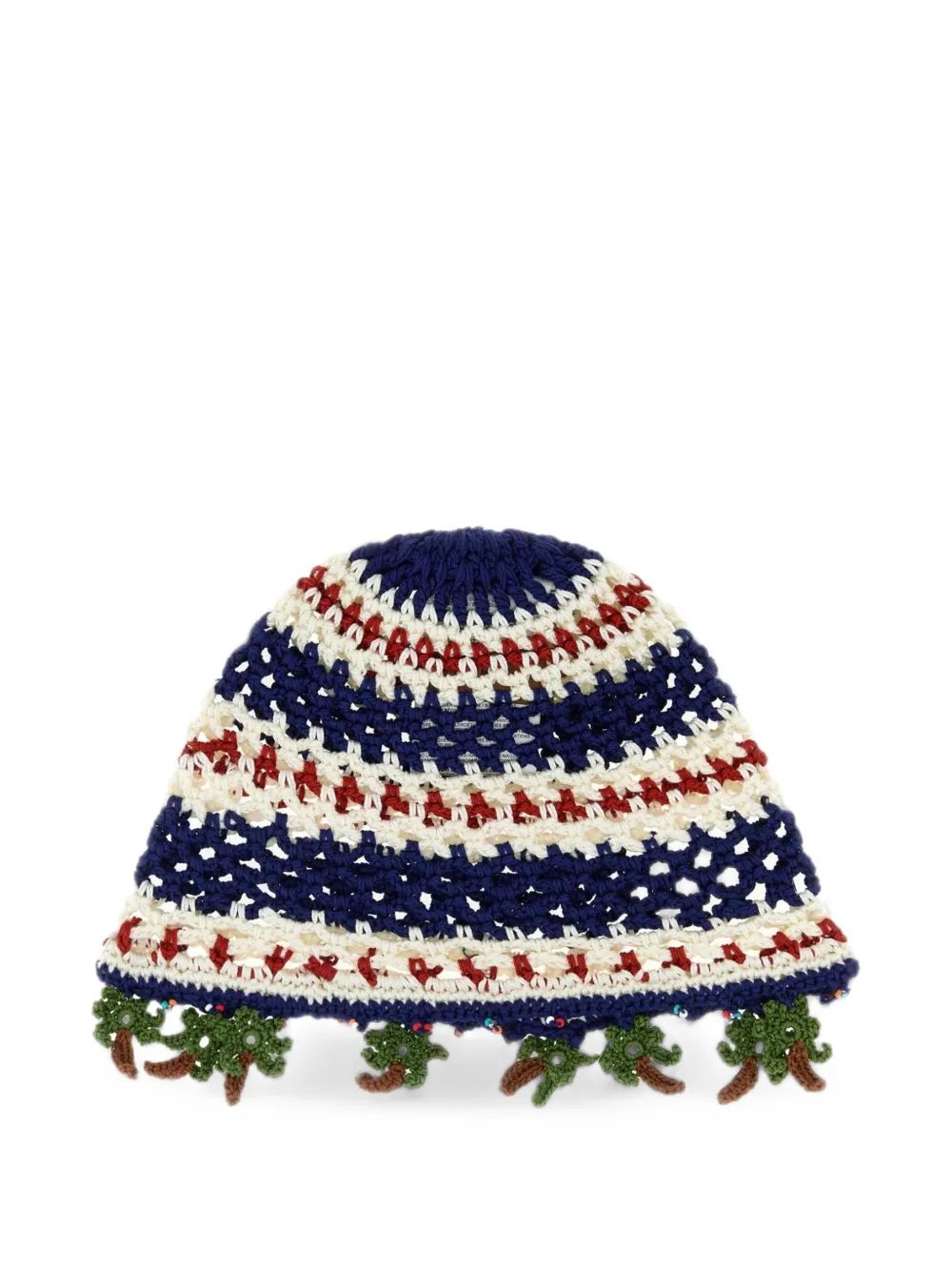 Alanui embroidered crochet beanie hat