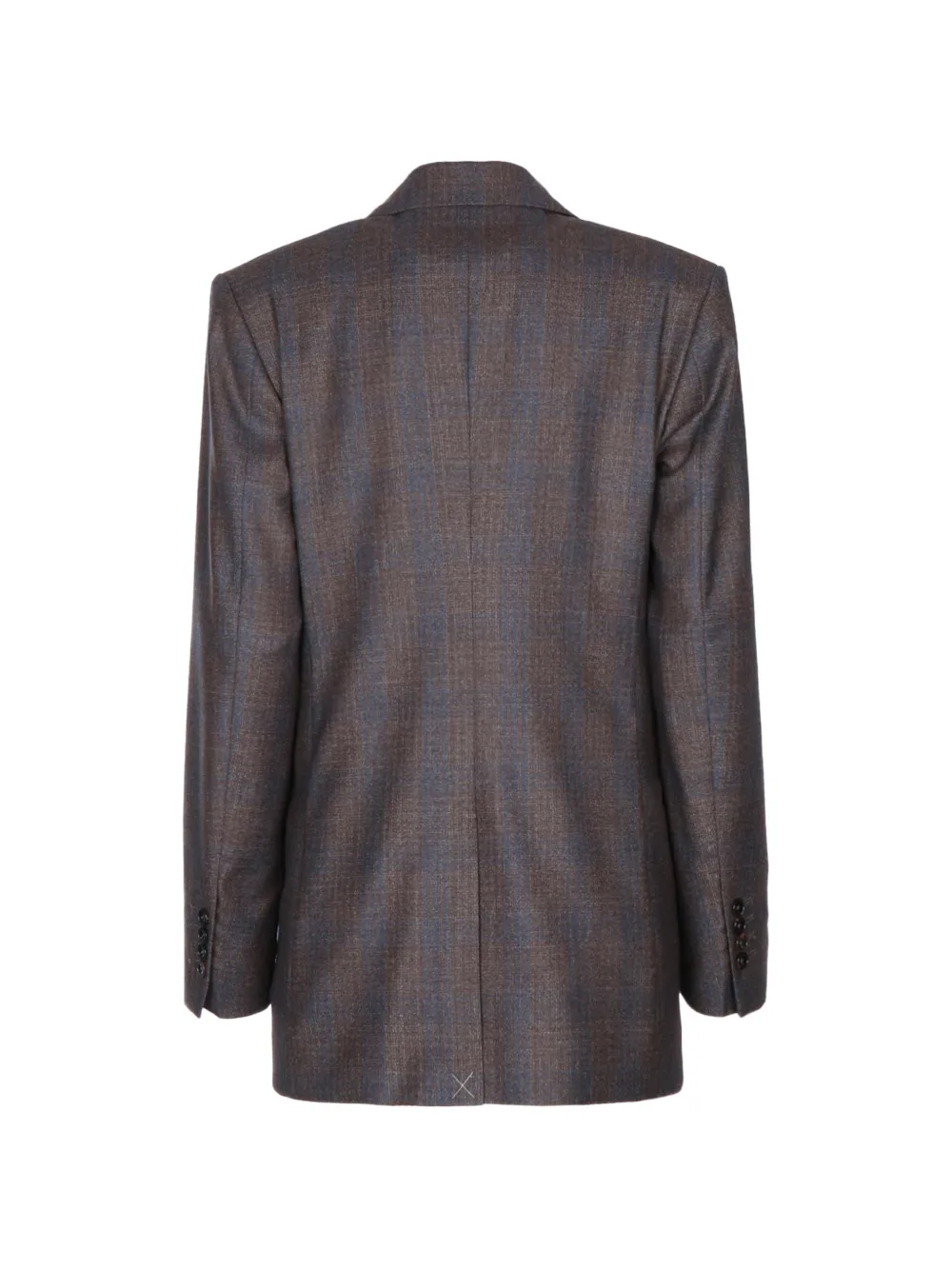 Jacob Cohën double-breasted checked blazer Bruin