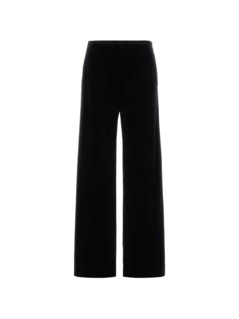 Alberta Ferretti velvet palazzo pants