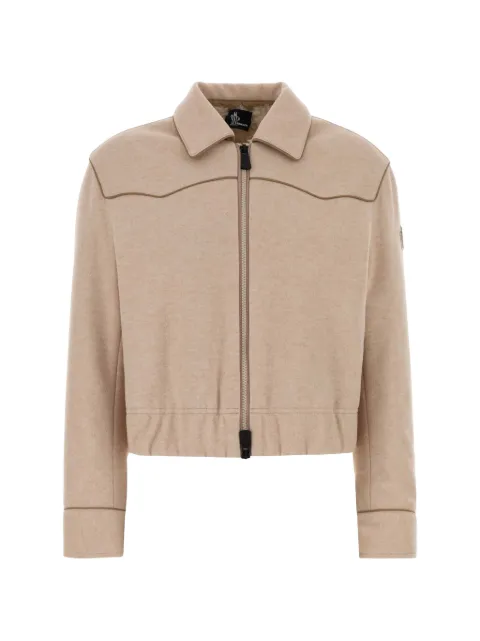 Moncler Grenoble piped western-yoke shirt jacket