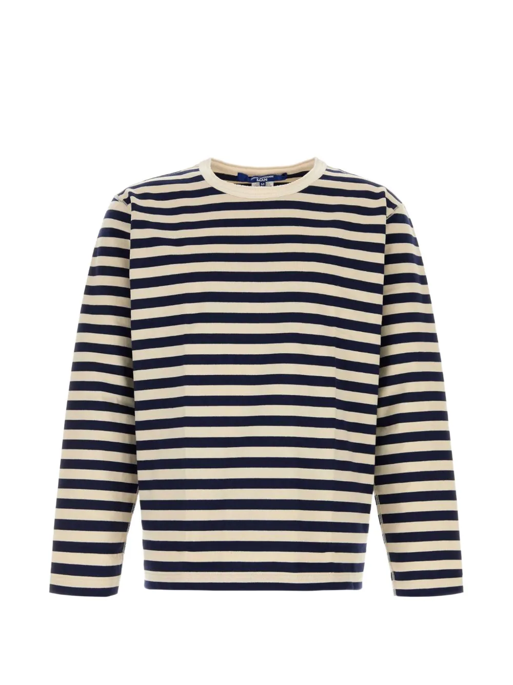 Junya Watanabe embroidered horizontal-stripe T-shirt