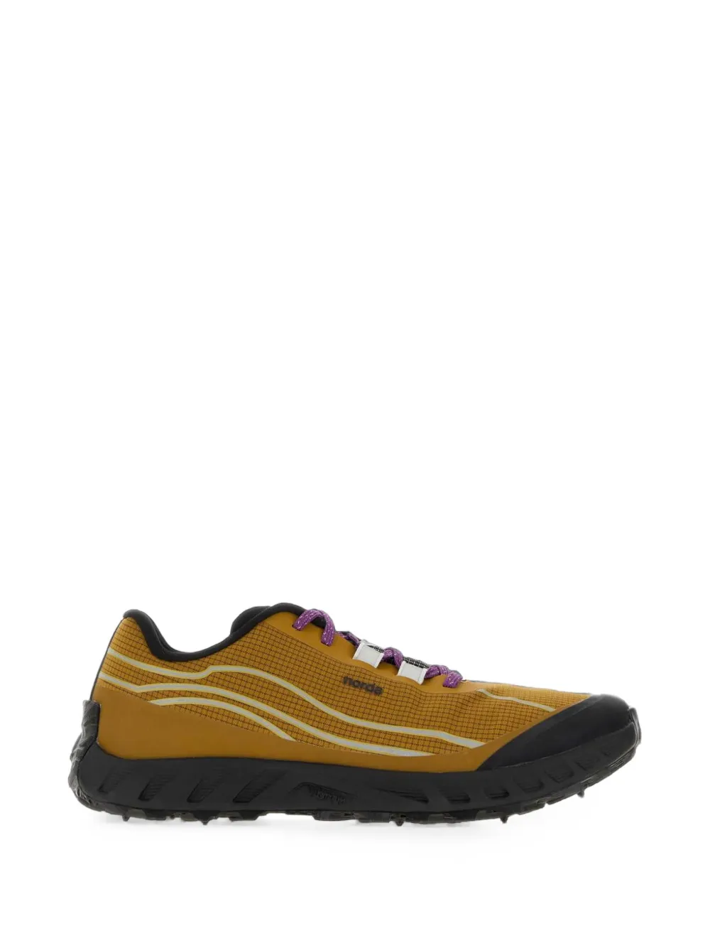 Norda Panelled Ripstop Sneakers In Brown