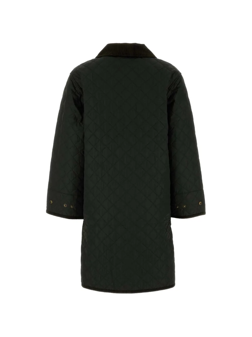 Barbour Carly quilted coat Groen