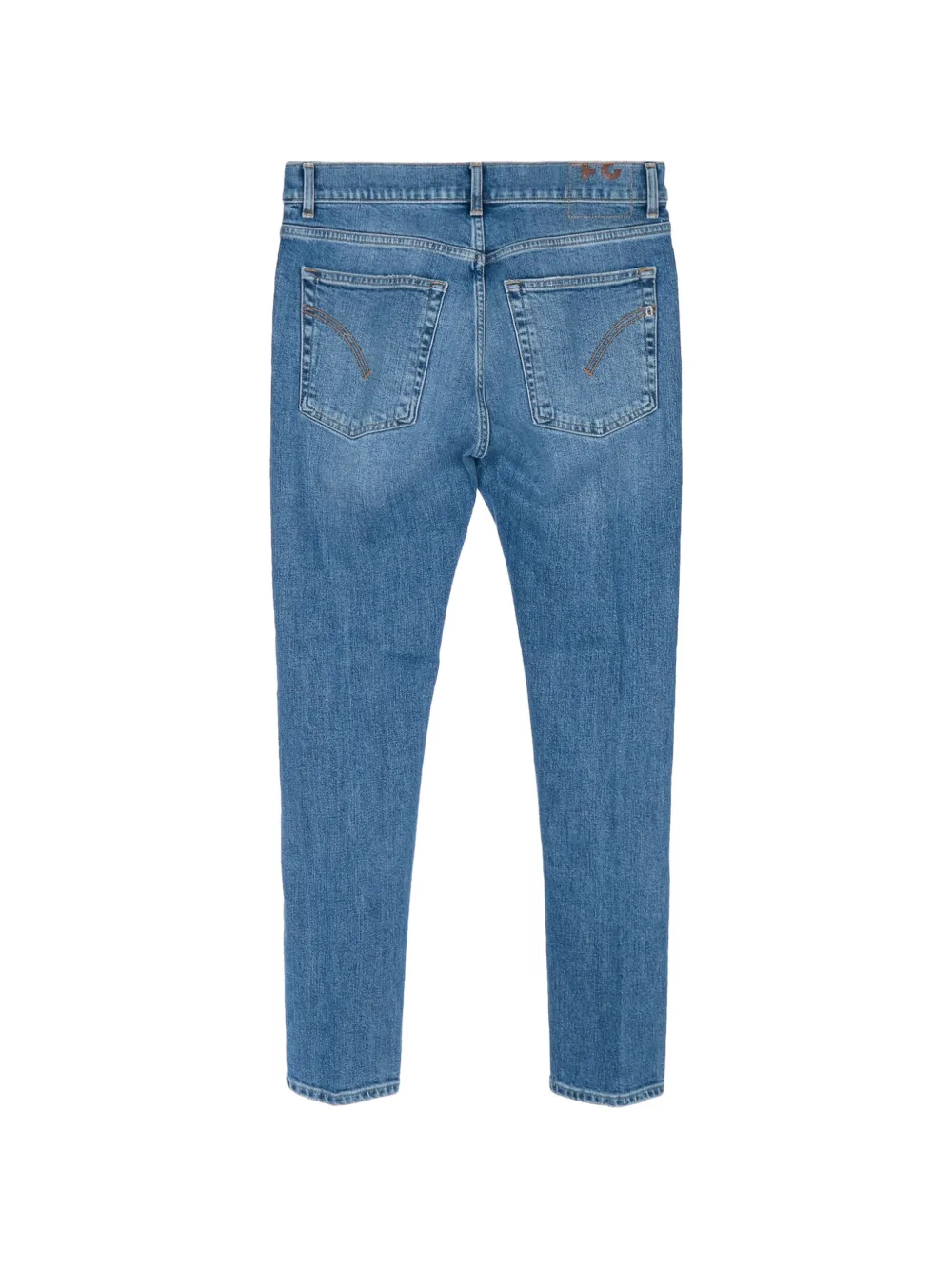 DONDUP faded-effect slim-fit jeans Blauw