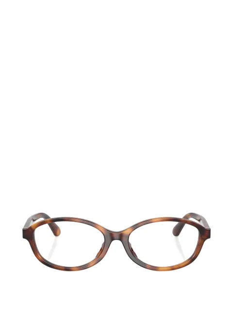 POLO RALPH LAUREN EYEWEAR lentes con armazón ovalada estilo carey