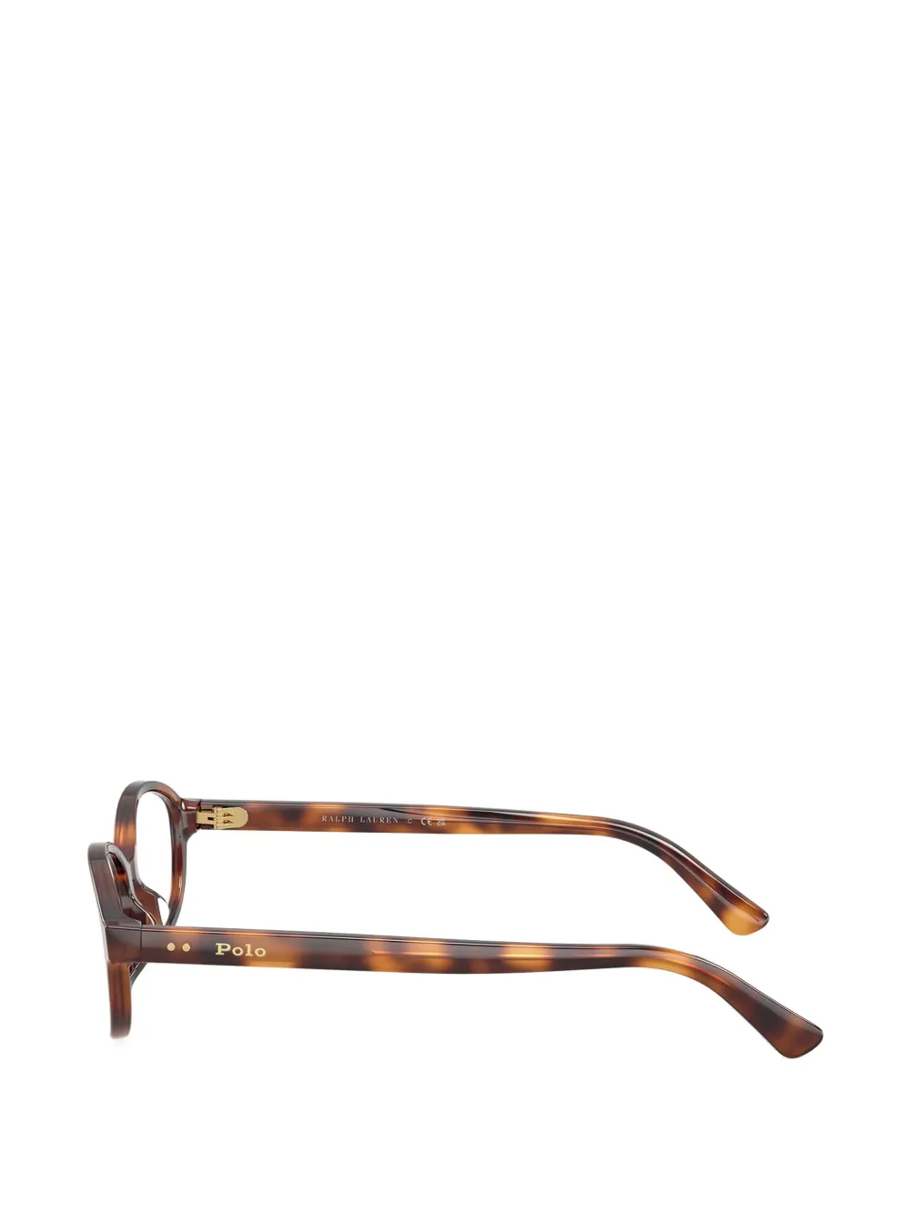 POLO RALPH LAUREN EYEWEAR Bril met ovaal montuur Bruin