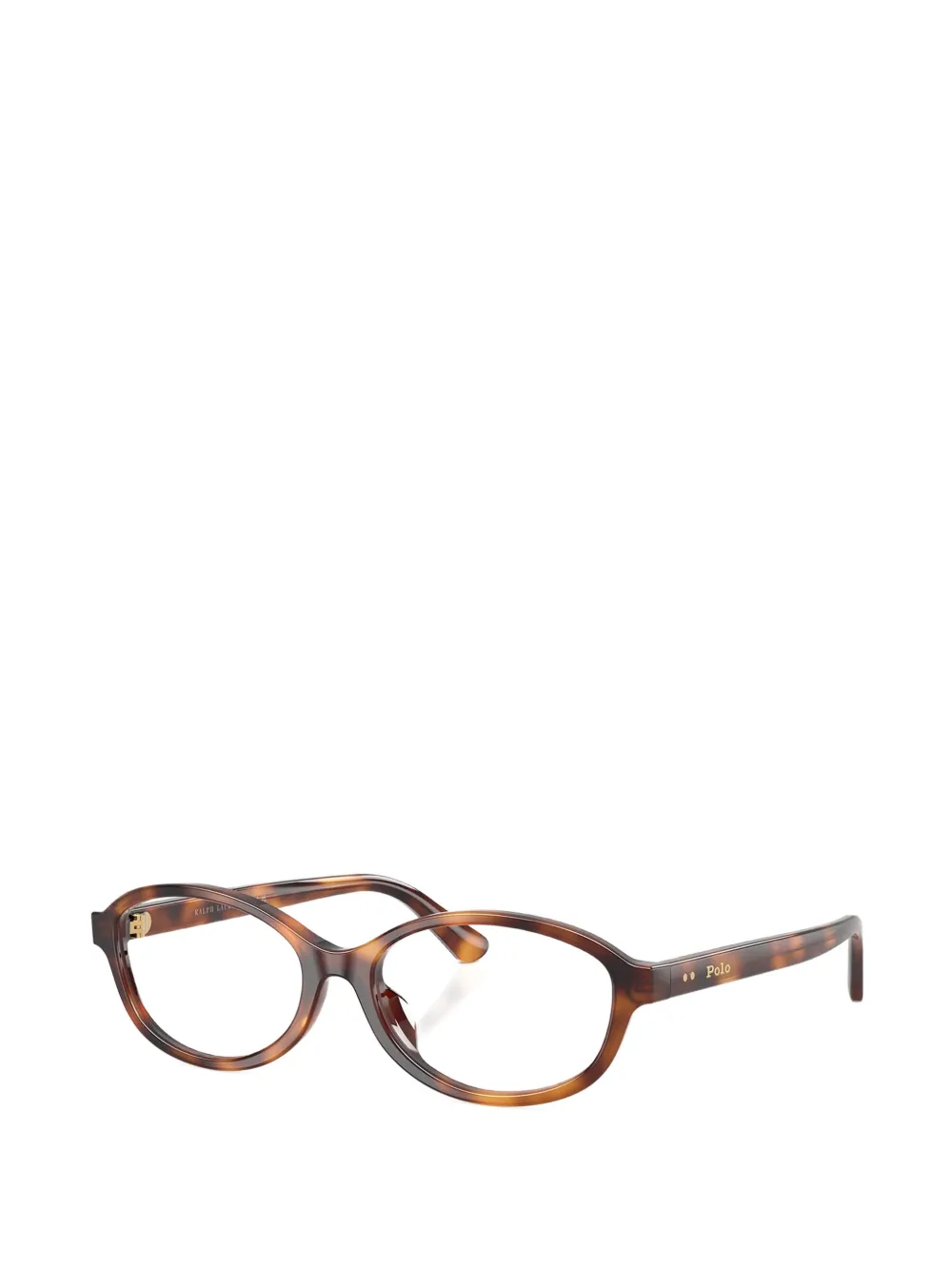 POLO RALPH LAUREN EYEWEAR Bril met ovaal montuur Bruin