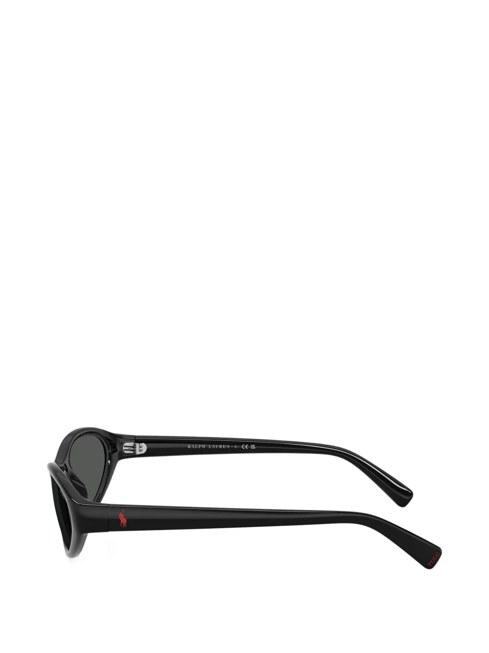 POLO RALPH LAUREN EYEWEAR oval-frame sunglasses Zwart