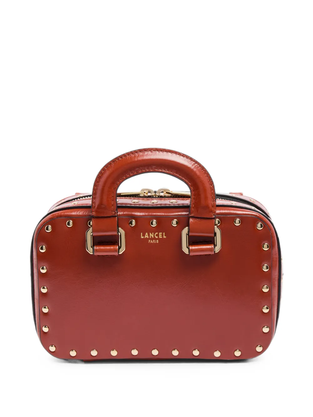 Lancel mini cabas Vanity à détails de clous - Marron Lancel mini cabas Vanity à détails de clous - Marron