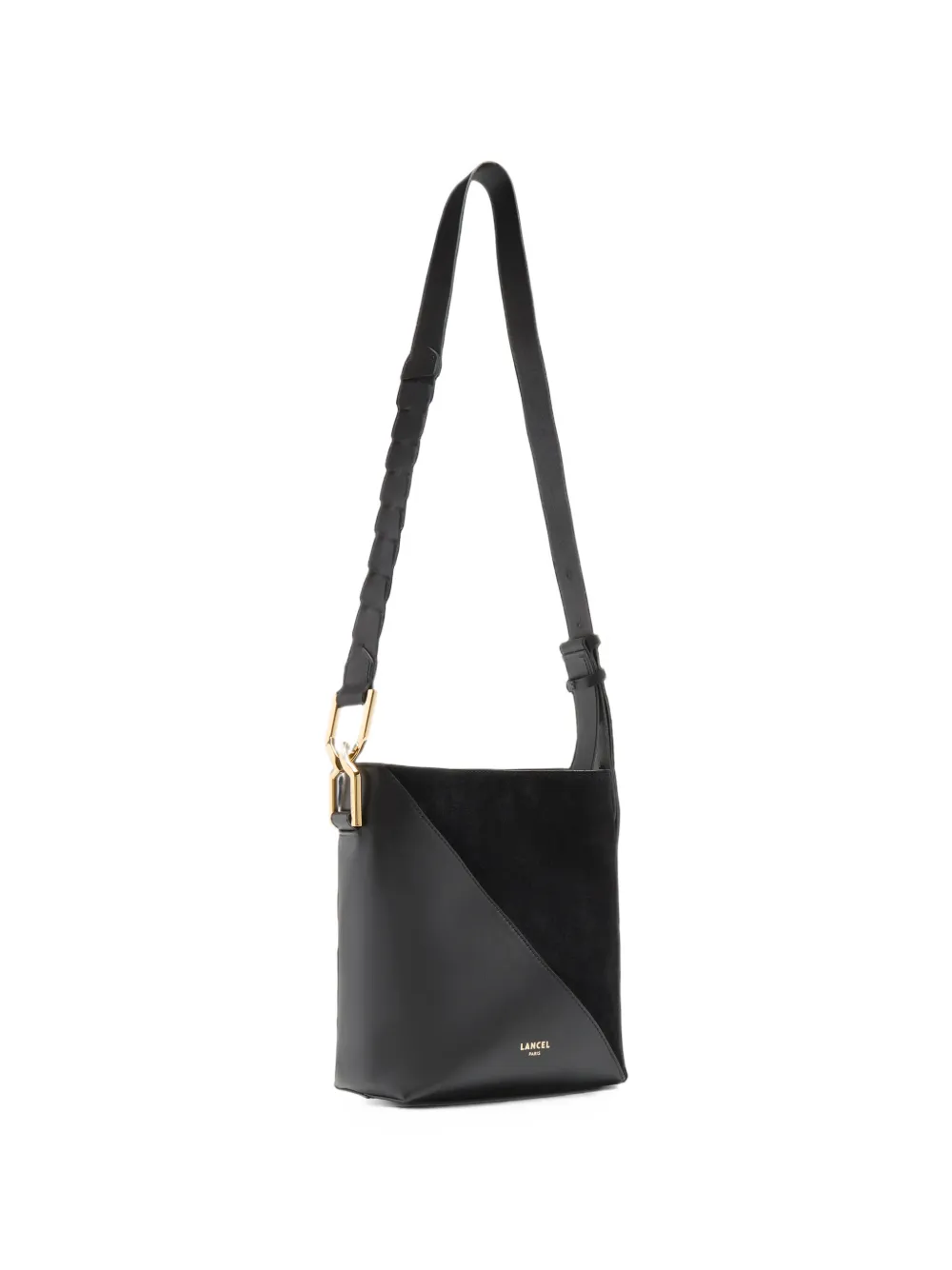 Lancel S Pagode leather bucket bag Zwart