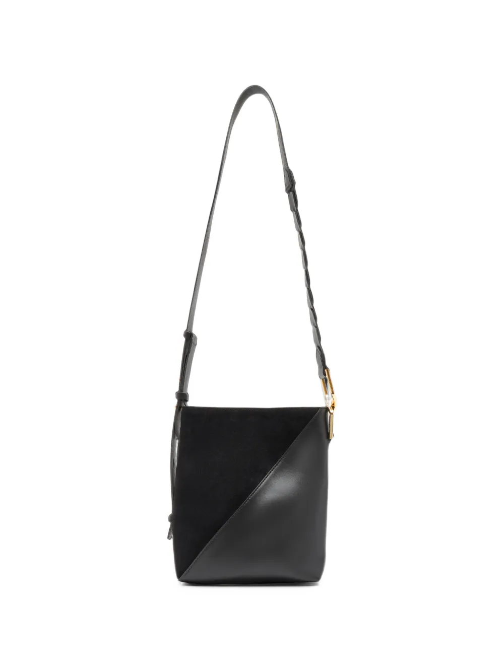 Lancel S Pagode leather bucket bag Zwart