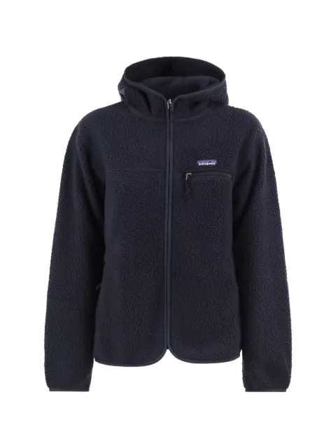 Patagonia teddy fleece hooded jacket