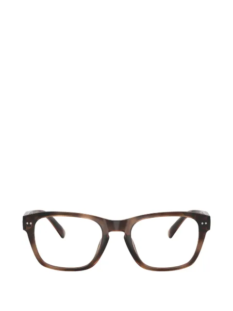 POLO RALPH LAUREN EYEWEAR tortoiseshell-effect rectangle-frame sunglasses