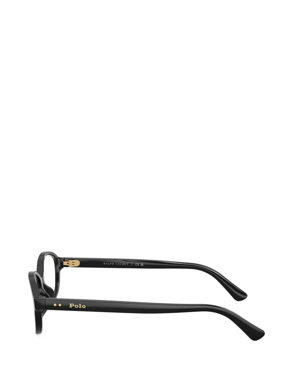 POLO RALPH LAUREN EYEWEAR Bril met rond montuur Zwart