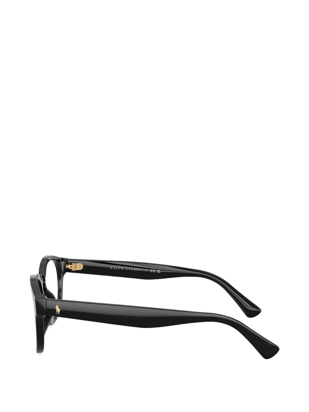 POLO RALPH LAUREN EYEWEAR Bril met rond montuur Zwart
