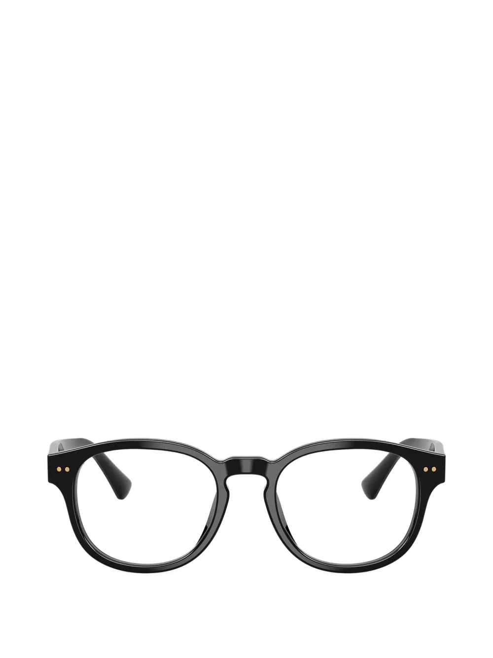 POLO RALPH LAUREN EYEWEAR round-frame glasses - Schwarz