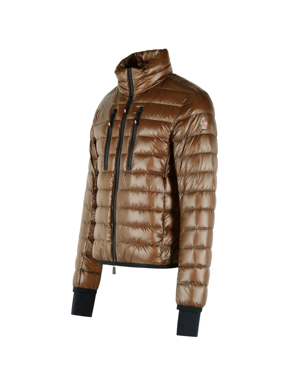 Moncler Grenoble Hers opvouwbaar gewatteerd ski-jack Bruin