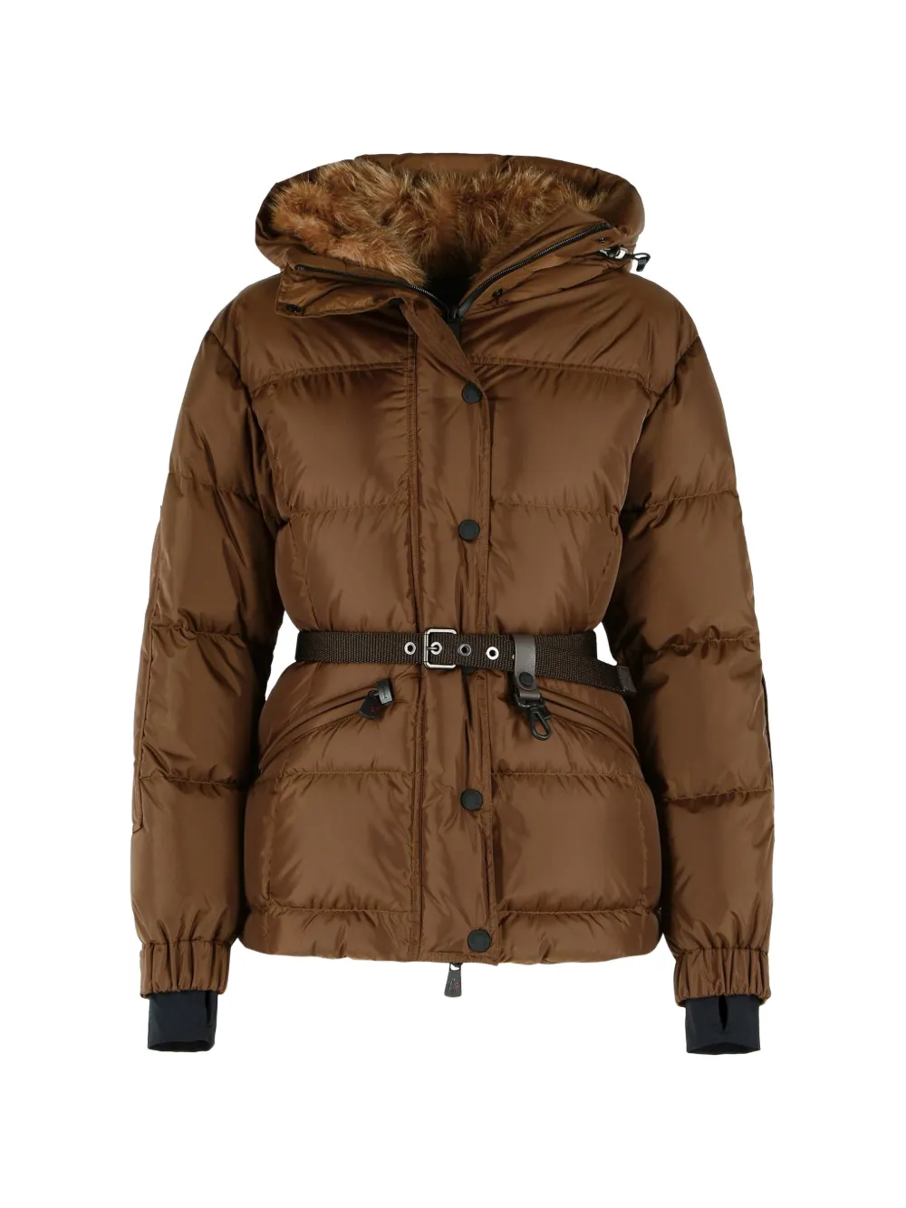Moncler Grenoble belted hooded jacket