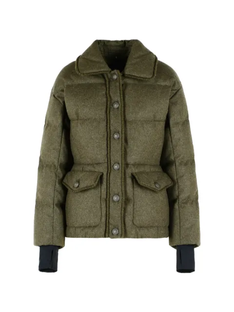 Moncler Grenoble ruffle-trimmed down jacket