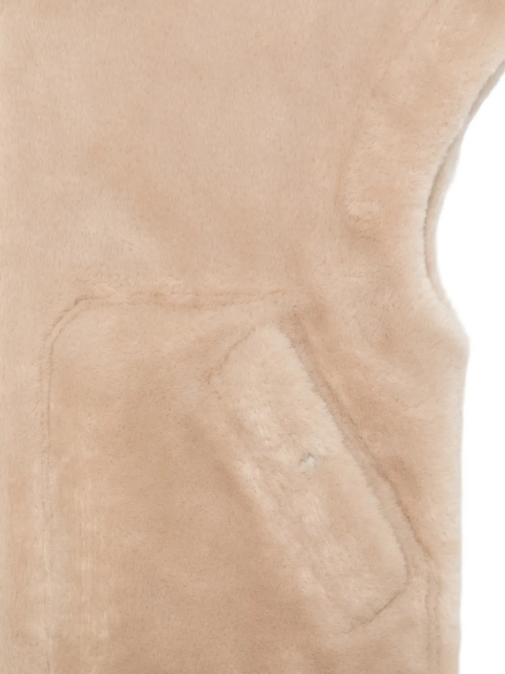 Urbancode Lammy gilet met rits Beige