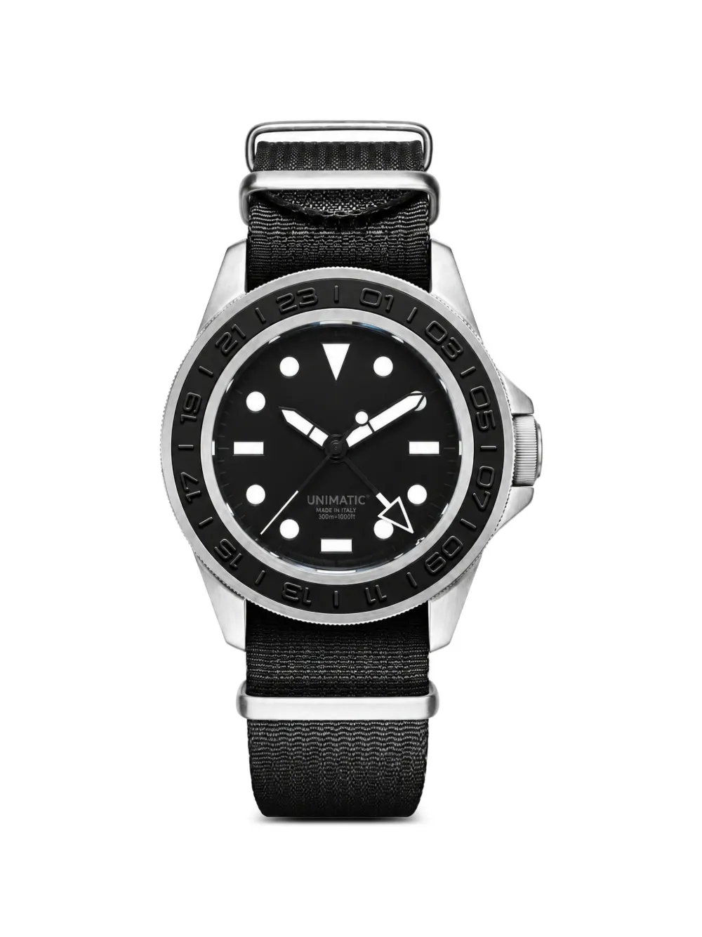 unimatic Modello Uno U1-GMT-AEB 41.5mm watch - Nero