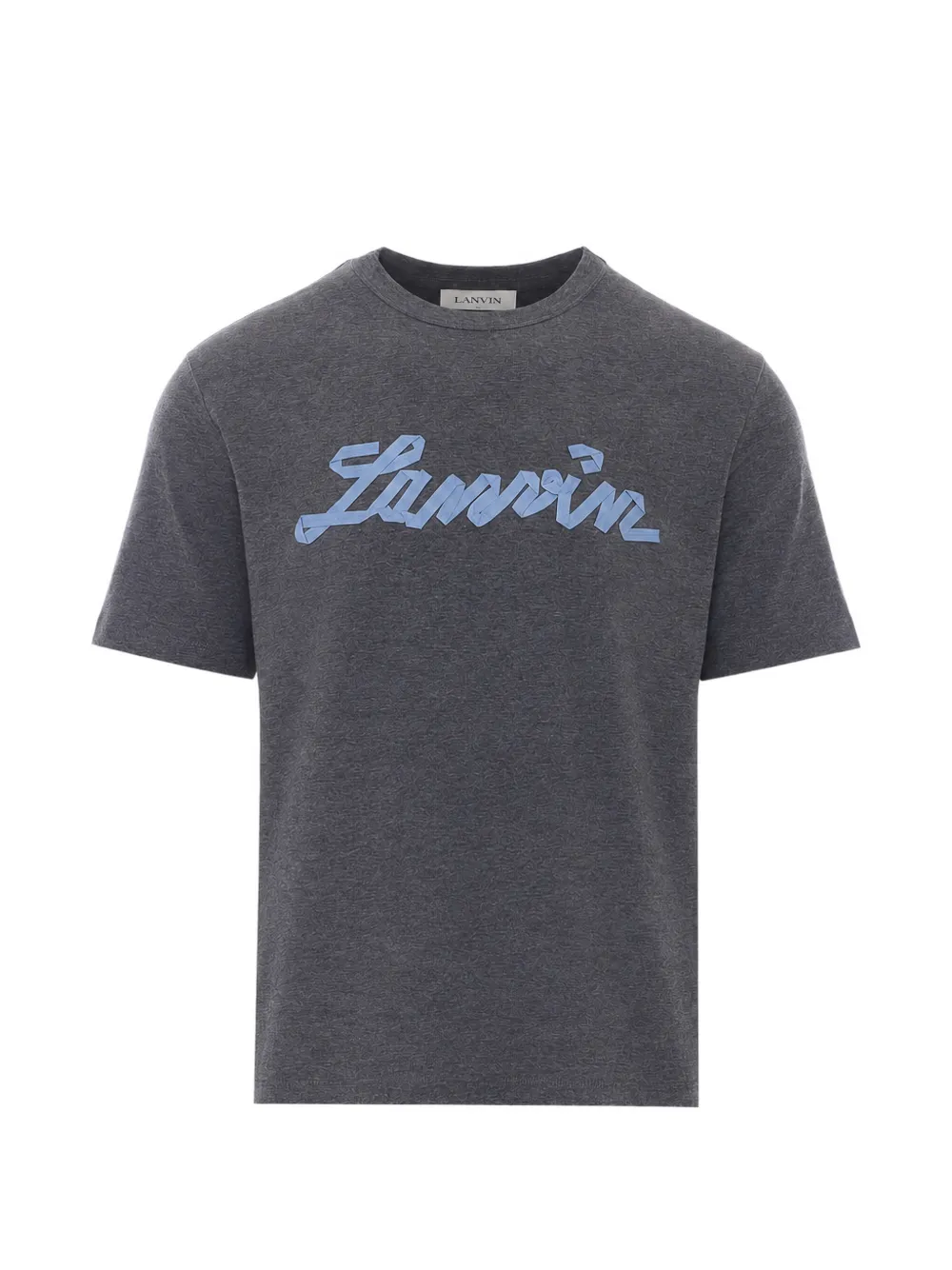 Lanvin embroidered-logo crew-neck T-shirt