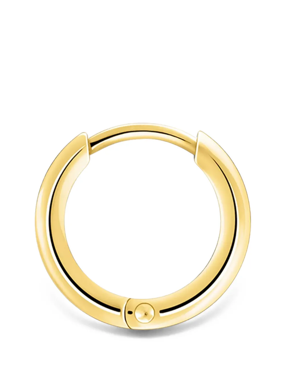 SABOTEUR round-profile single hoop earring - Oro