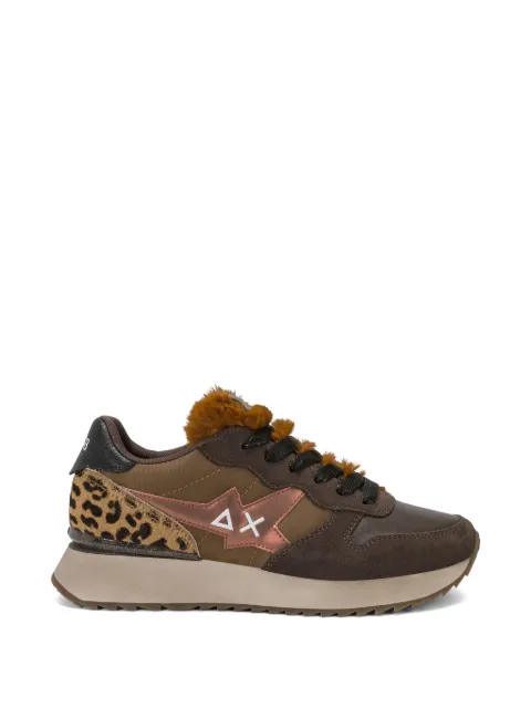 Sun68 Stargirl Animalier faux-fur sneakers