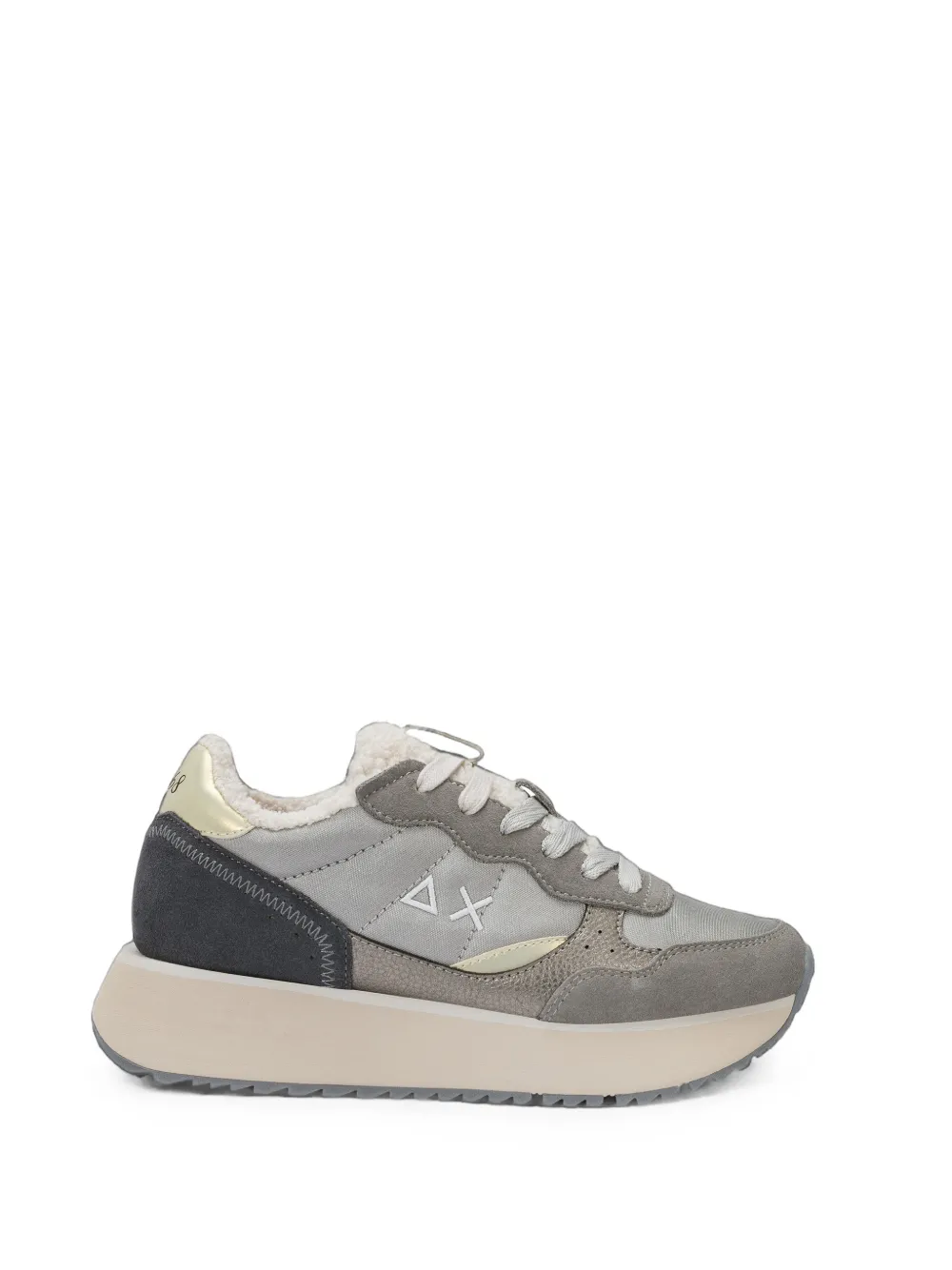 Sun68 Big Ally Teddy platform panelled sneakers