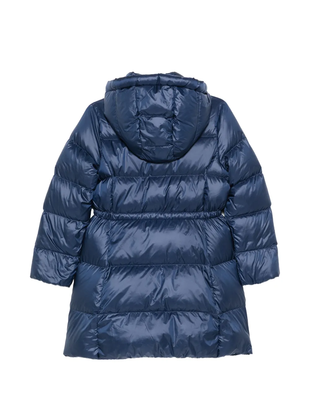 POLO RALPH LAUREN KIDS quilted hooded jacket Blauw