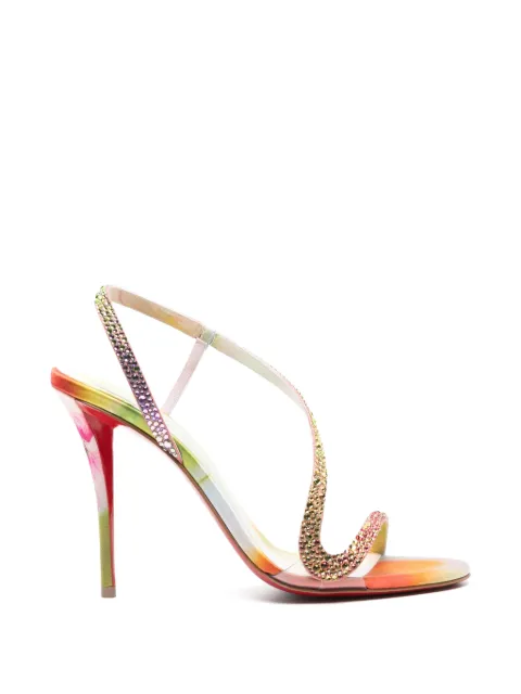 Christian Louboutin Rosa Z Strass Botanica sandaler