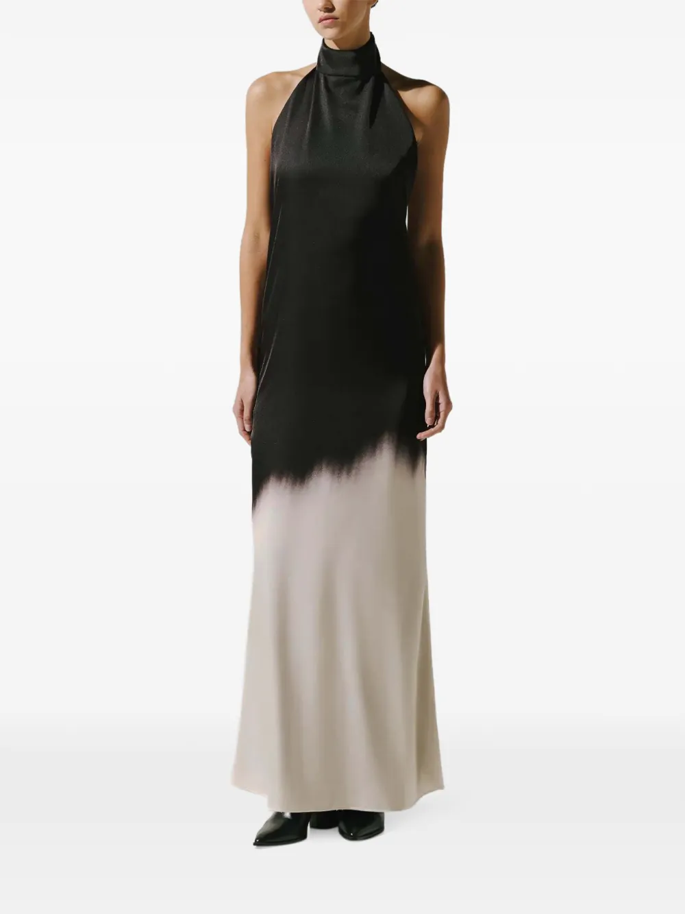 Baobab Stella Maxikleid mit Ombré-Effekt - Schwarz