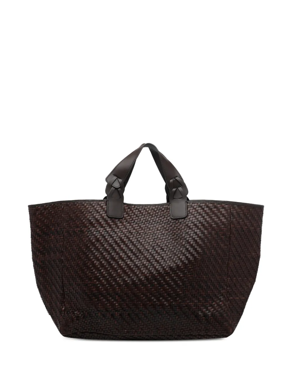 IBELIV sac à main Elmio en cuir tressé - Marron IBELIV sac à main Elmio en cuir tressé - Marron