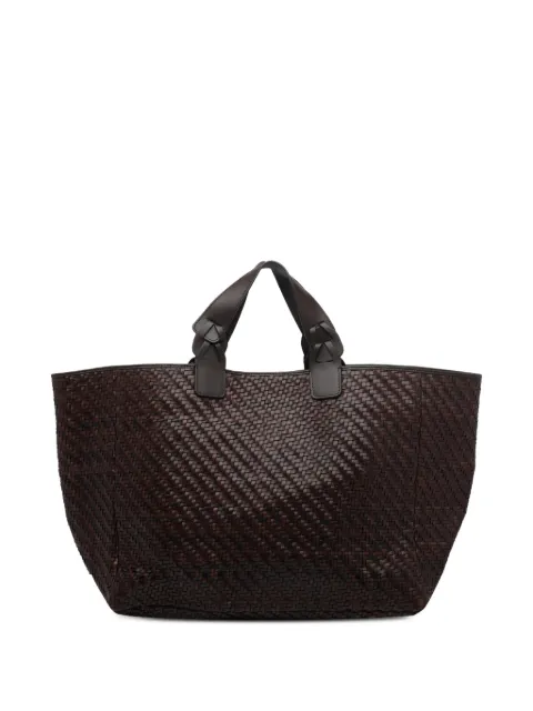 IBELIV Elmio woven leather tote bag
