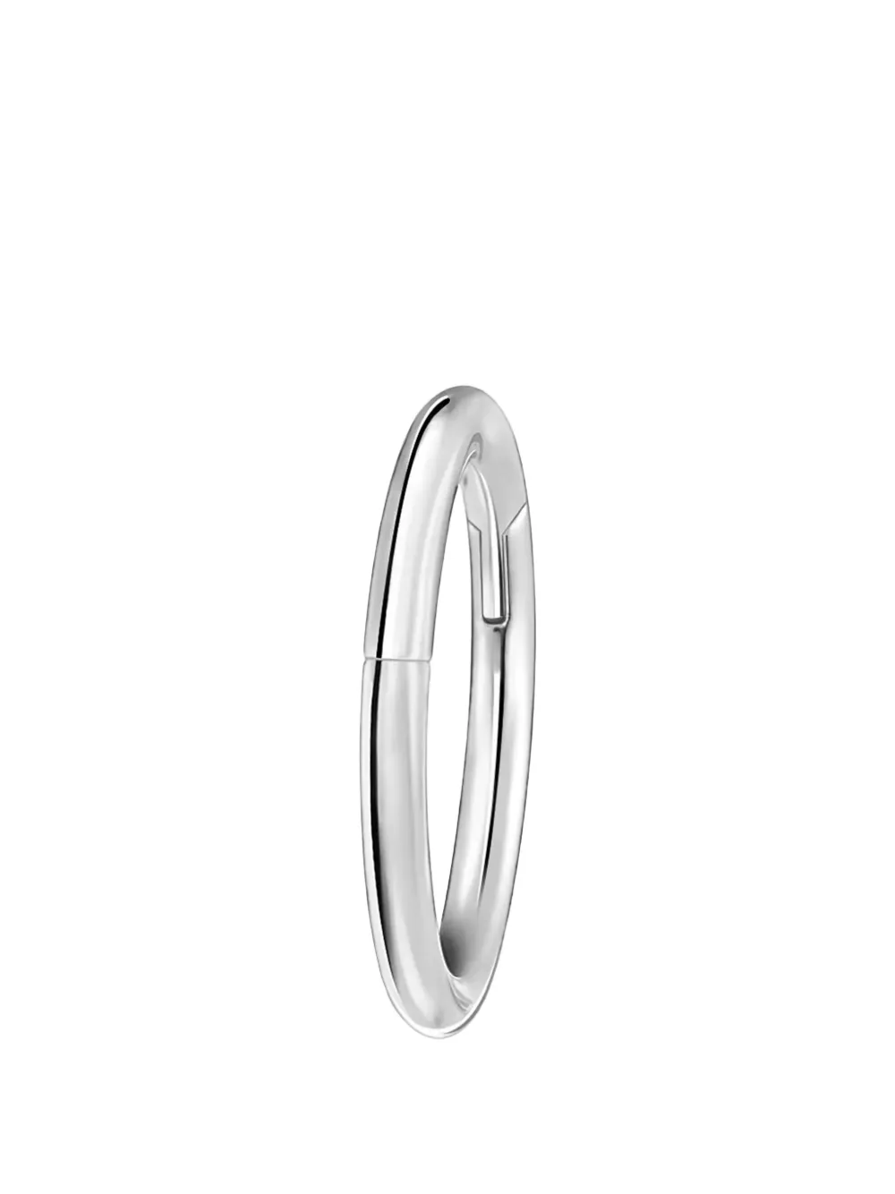 SABOTEUR single-piercing hoop earring - Argento