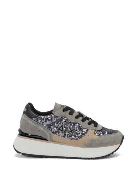 Sun68 Big Ally sequin-embellished platform sneakers