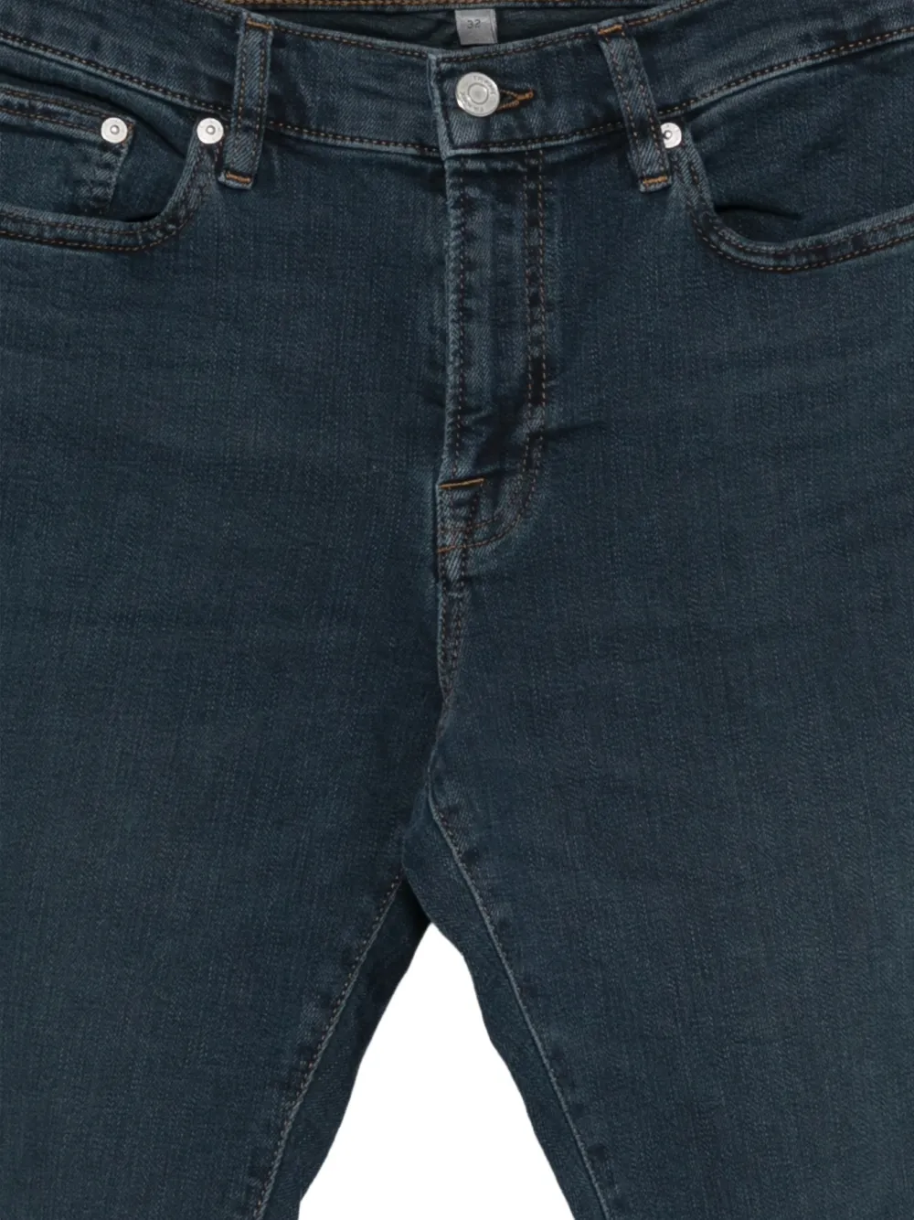 FRAME Slim-fit jeans Blauw