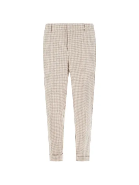 Cruna Bergen checked tapered trousers