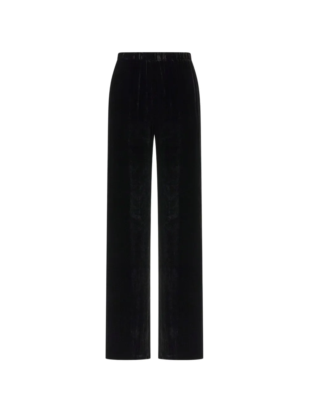 Antonelli velvet straight-leg trousers Zwart
