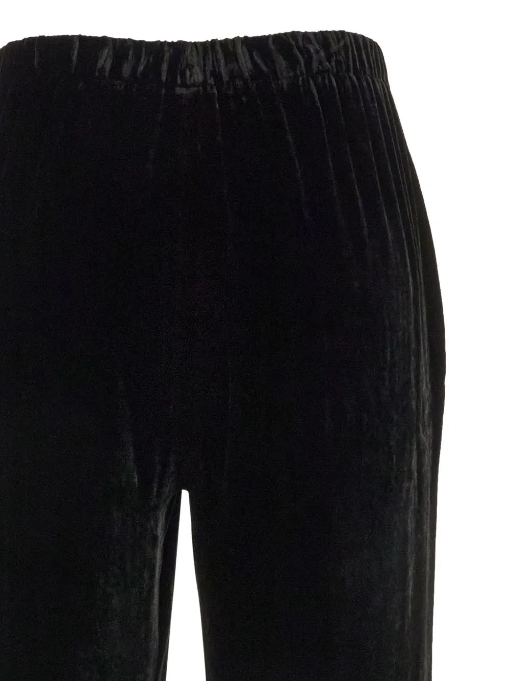 Antonelli velvet straight-leg trousers Zwart