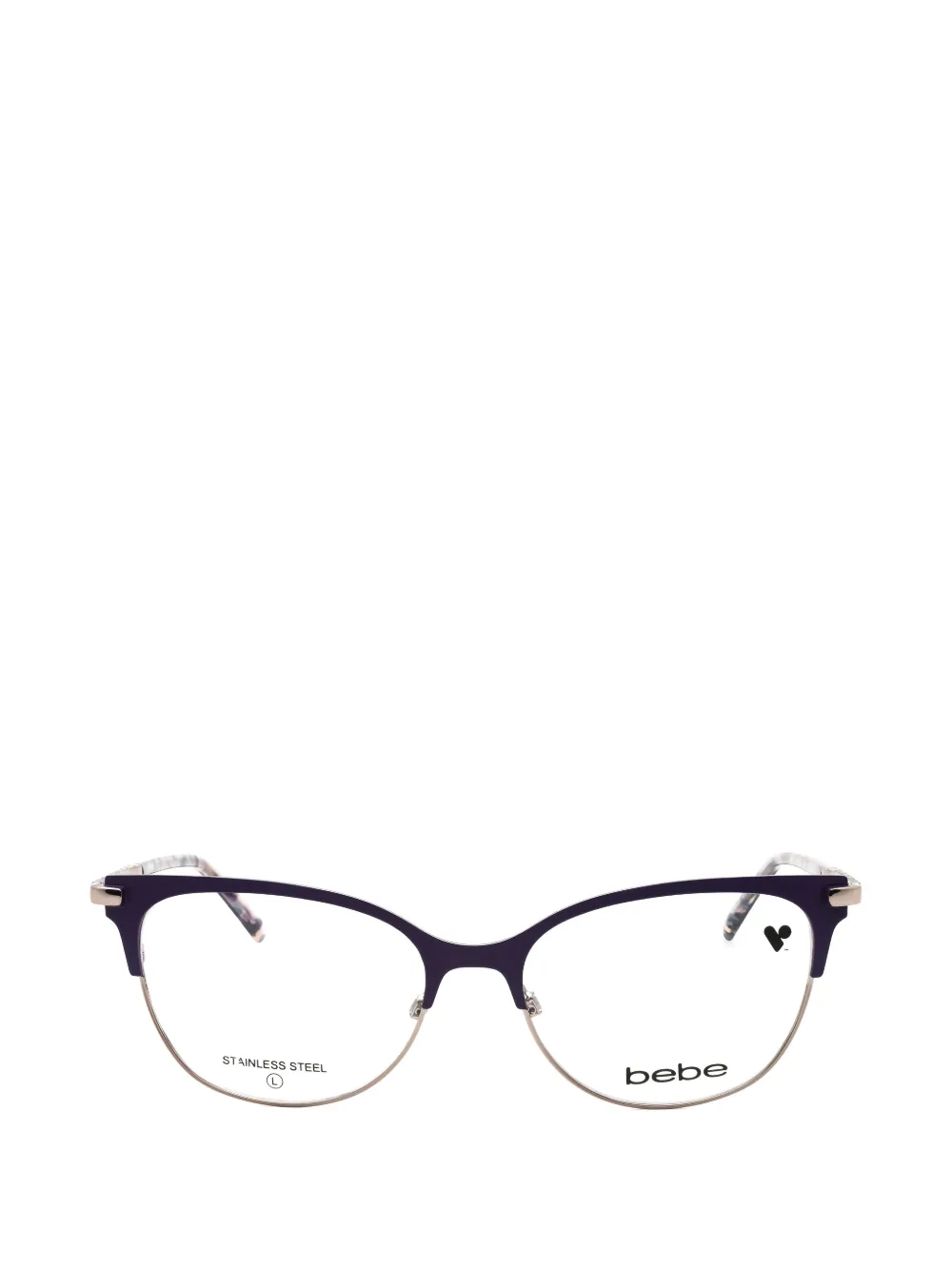 Bebe crystal-embellished cat-eye frame glasses